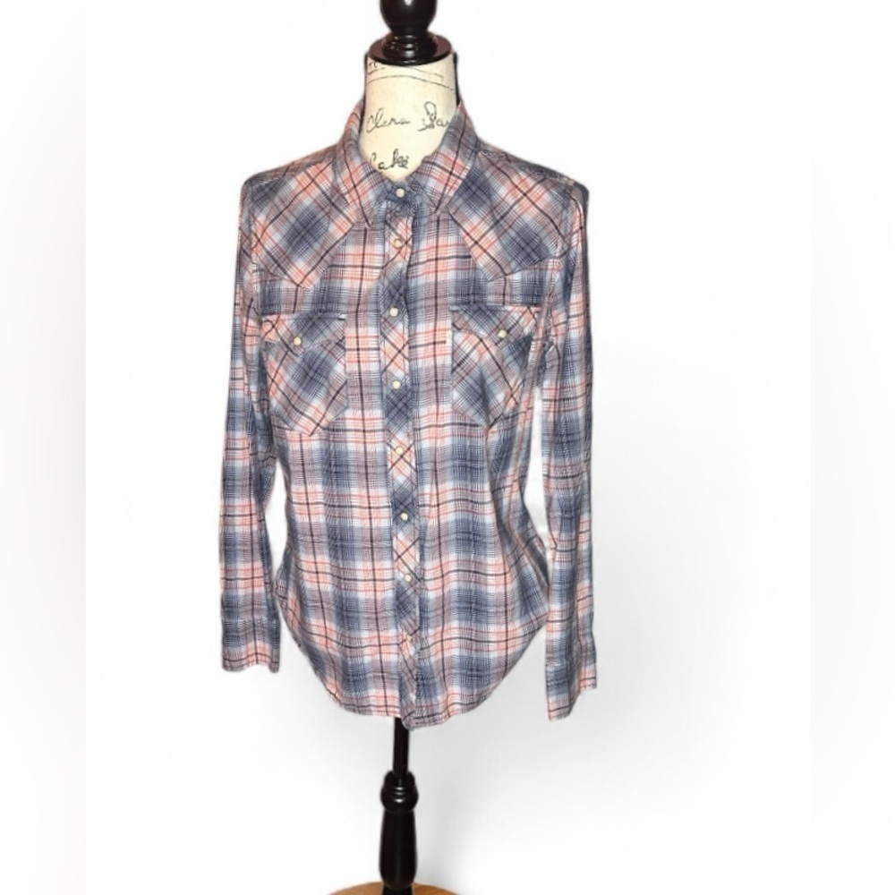 Levi's Red and Blue Checkered Shirt
